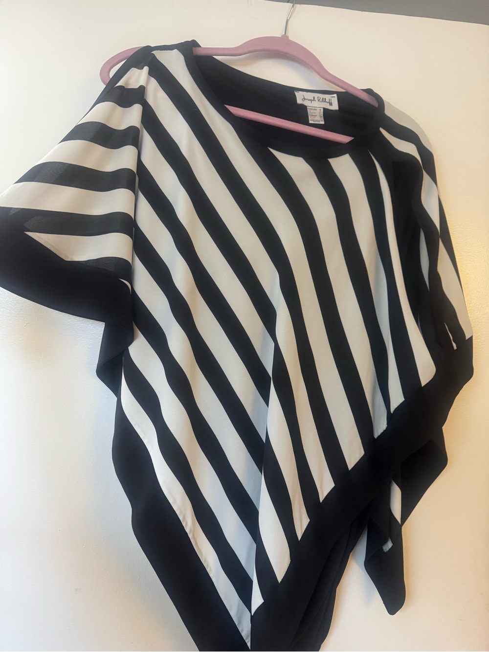Joseph Ribkoff Black and White Striped Dress